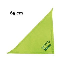 Schecker - Besticktes Halstuch Security + Name [65cm - Kiwi]