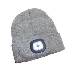 Strickmütze mit LED-Licht