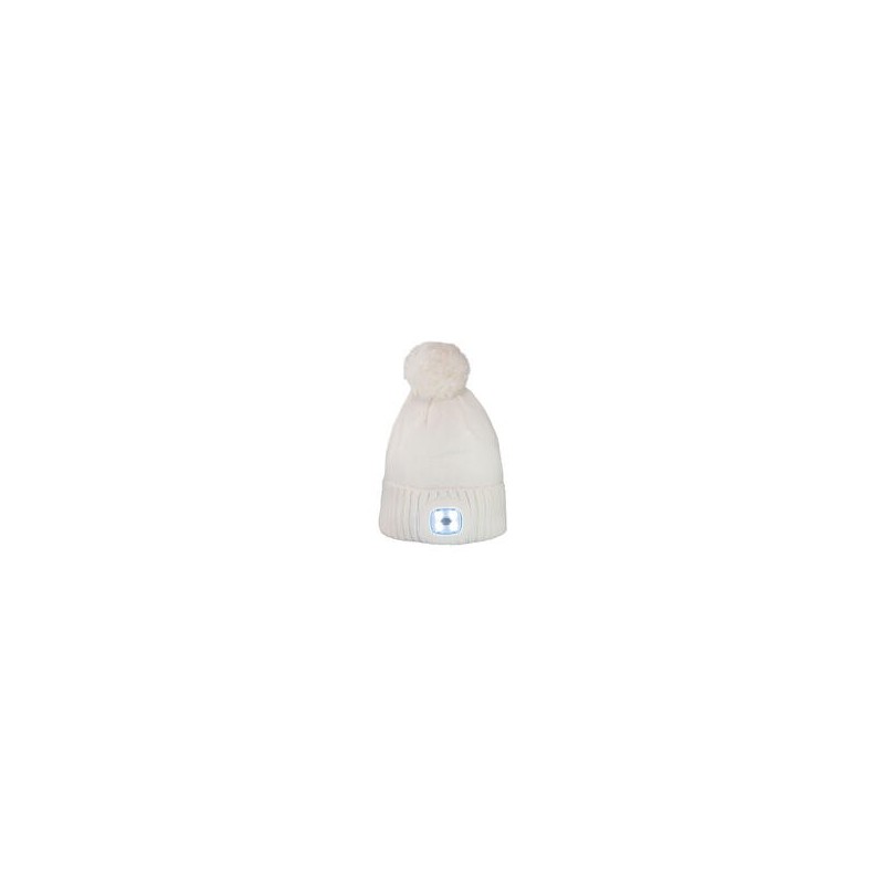 Bommelmütze mit LED-Licht