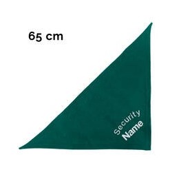 Schecker - Besticktes Halstuch Security + Name [65cm - Petrol]