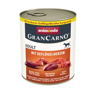 animonda GranCarno Original Adult 6 x 800 g - mit Geflügelherzen