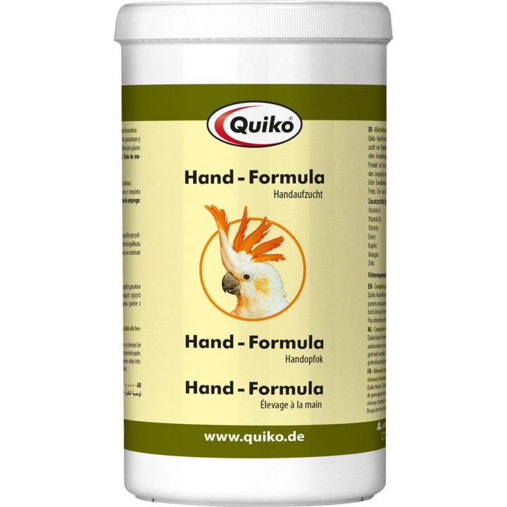 Quiko Hand-Formula f.  Papageien & Sittiche - 625 g