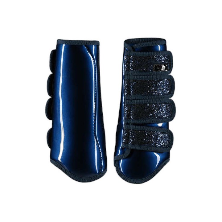 Geschlossene Vorderbeingamaschen Sehnenschutz mit Pailletten Horze