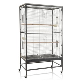 Innenvoliere Montana Paradiso 90 - L 91 x B 71 x H 160 cm (2 Pakete)