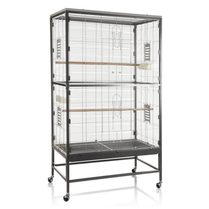 Innenvoliere Montana Paradiso 90 - L 91 x B 71 x H 160 cm (2 Pakete)