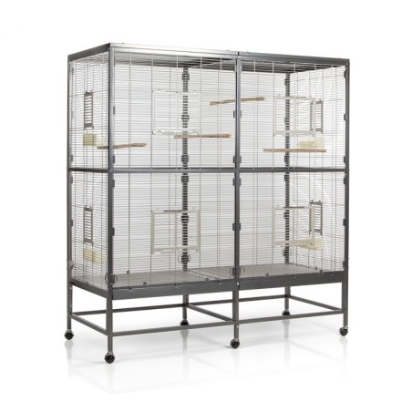 Innenvoliere Montana Paradiso 150 - L 150 x B 65 x H 161 cm (2 Pakete*)