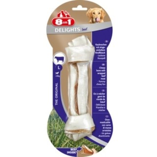 8IN1 Beef Delights Kauknochen L