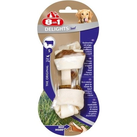 8in1 Beef Delights Kauknochen S