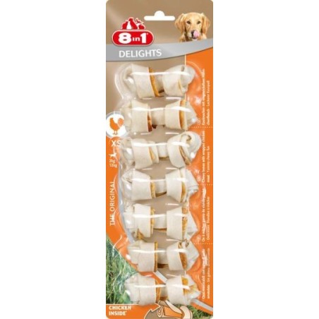 8in1 Delights Kauknochen XS 7 Pack