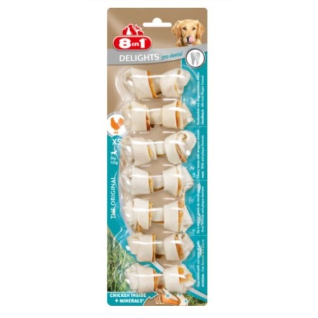 8in1 Delights Pro Dental Kauknochen XS 7 Pack