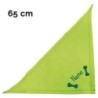 Schecker - Besticktes Halstuch 2 Knochen + Name [65cm - Kiwi]