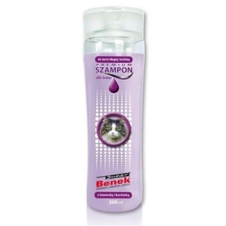 BENEK Premium Shampoo für Katzen Lavendel 200 ml