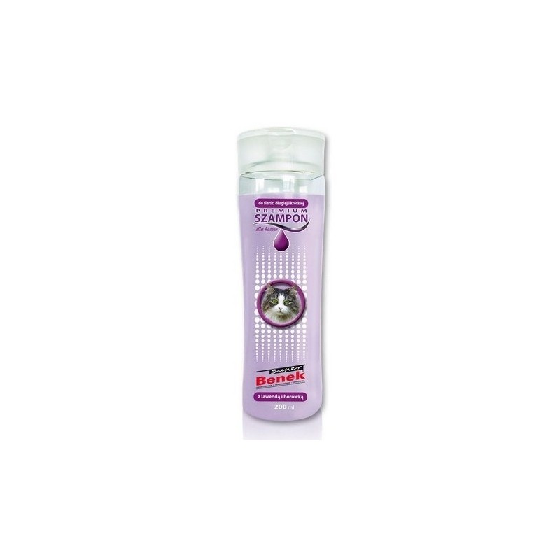 BENEK Premium Shampoo für Katzen Lavendel 200 ml