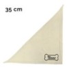 Schecker - Besticktes Halstuch Knochen + Name [35cm - Beige]