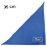 Schecker - Besticktes Halstuch Knochen + Name [35cm - Royalblau]