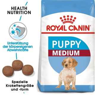 ROYAL CANIN MEDIUM Puppy Welpenfutter trocken für mittelgroße Hunde 4 kg