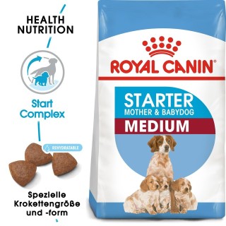 ROYAL CANIN MEDIUM Starter für tragende Hündin und Welpen 4 kg