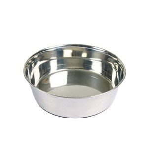 TRIXIE Edelstahlschüssel mit Gummiboden 1,7 l/21cm