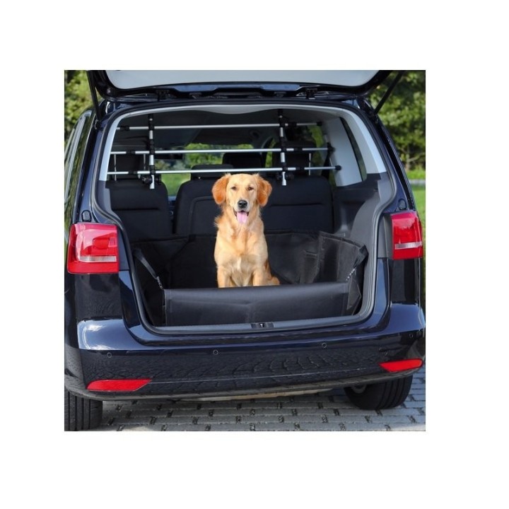 TRIXIE Kofferraum-Schondecke für Hund schwarz 1.64x1.25 m