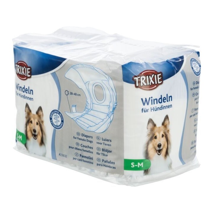 TRIXIE Windeln für Frauen S-M 12 Stück