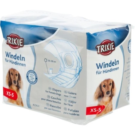 TRIXIE Windeln für Hündinnen XS-S 12 St.