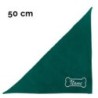 Schecker - Besticktes Halstuch Knochen + Name [50cm - Petrol]