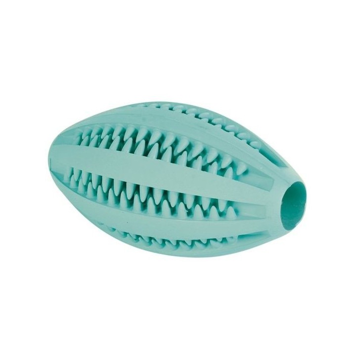 TRIXIE Mintfresh Rugbyball, Naturgummi 11.5 cm