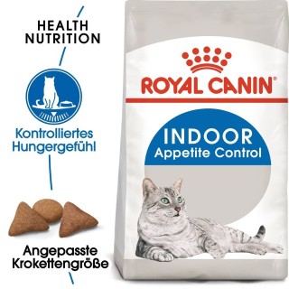 ROYAL CANIN INDOOR Appetite Control Trockenfutter für übergewichtige Wohnungskatzen 400 g