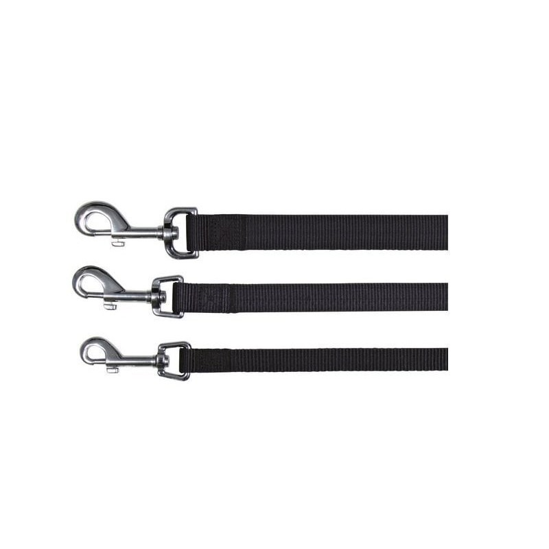 TRIXIE Classic Leine XS-S 1.2 m/15 mm schwarz