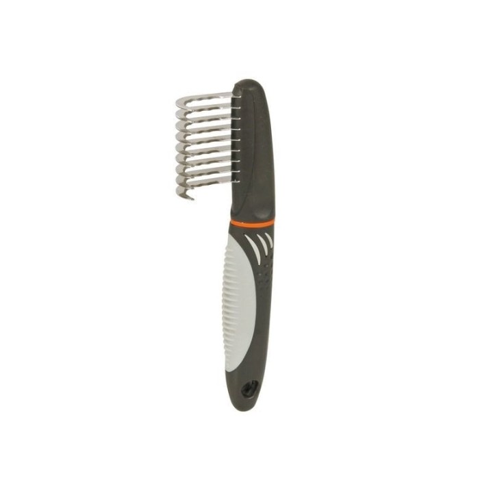 TRIXIE Gartenschere mit gebogenen Zähnen mit rutschfestem Griff 19 cm