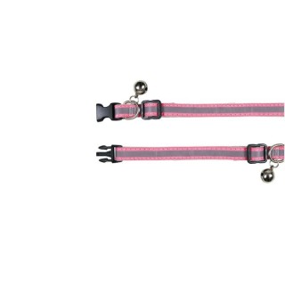 TRIXIE Halsband für Kätzchen und kleine Katzen reflektierende Streifen