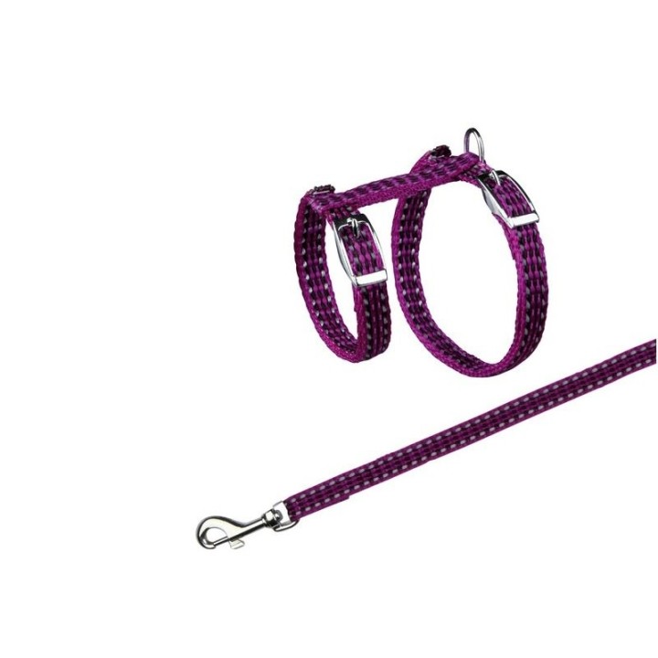 TRIXIE Katzengeschirr mit Leine L 1,20 m