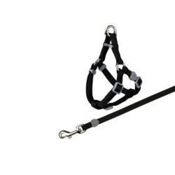 TRIXIE One Touch Katzengeschirr mit Leine 26-37 cm