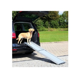TRIXIE Teleskop-Rampe Petwalk, Aluminium 43 × 100-180 cm
