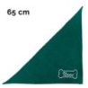Schecker - Besticktes Halstuch Knochen + Name [65cm - Petrol]