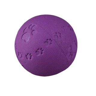 TRIXIE Spielball mit Pfotenabdruck, Quietscher 7 cm