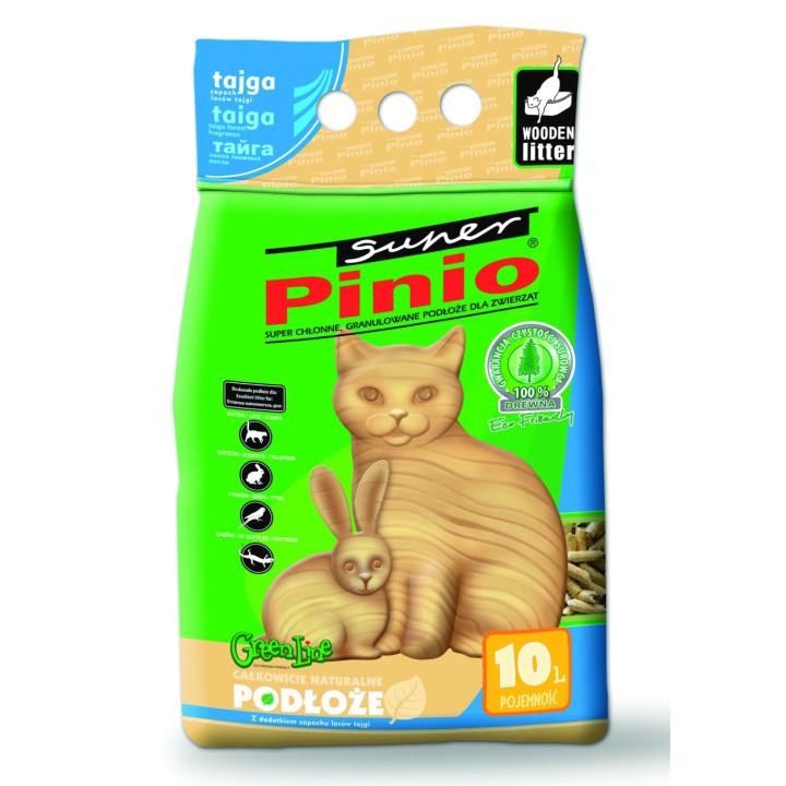 BENEK Super pinio Taiga Katzenstreu 10 l