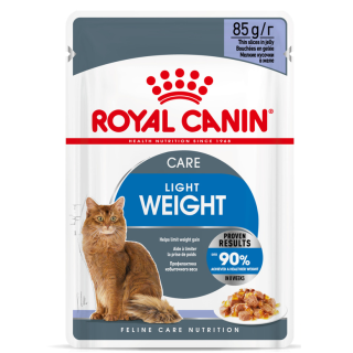 ROYAL CANIN ULTRA LIGHT in Gelee Nassfutter für zu Übergewicht neigenden Katzen 12 x 85g