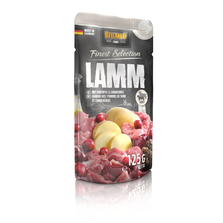 BELCANDO Lamm mit Kartoffeln &amp, Cranberries 125 g