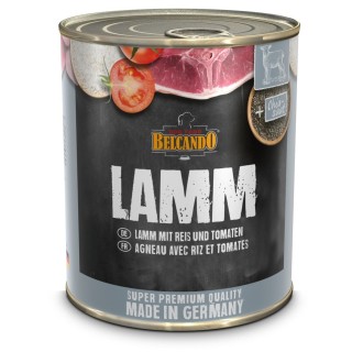 BELCANDO Lamm mit Reis &amp, Tomaten 800 g