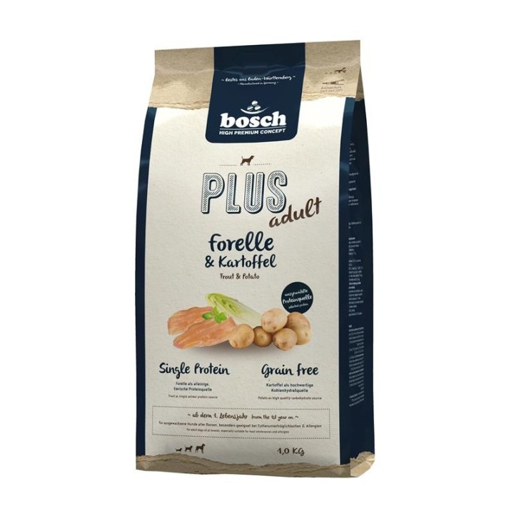 BOSCH PLUS Adult Forelle &amp, Kartoffel 1 kg