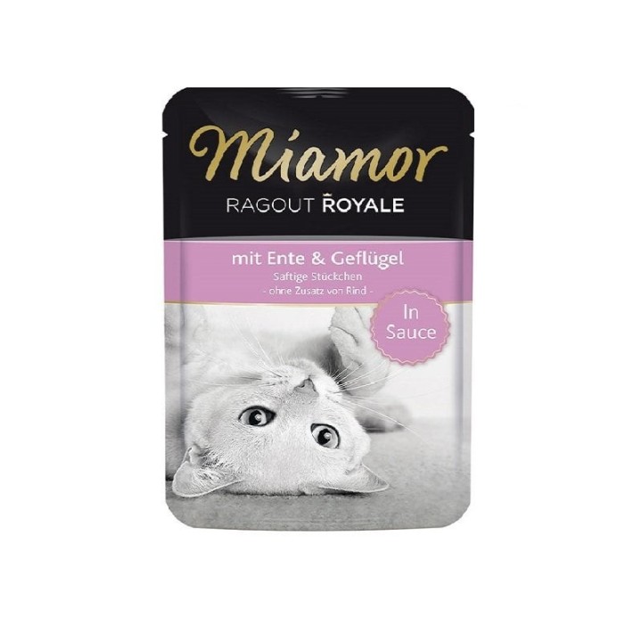 MIAMOR Ragout Royale Ente mit Huhn in Sauce 100 g