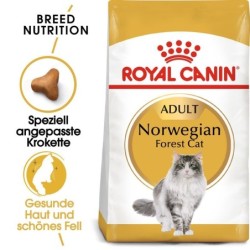 ROYAL CANIN Norwegian Forest Cat Adult Trockenfutter für Norwegische Waldkatzen 2 kg
