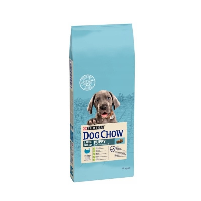 PURINA Dog Chow puppy large breed turkey 14 kg