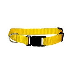 Welpen-Halsbänder: Für einen Halsumfang von 20 - 30 cm, 10 mm breit [Gelb]