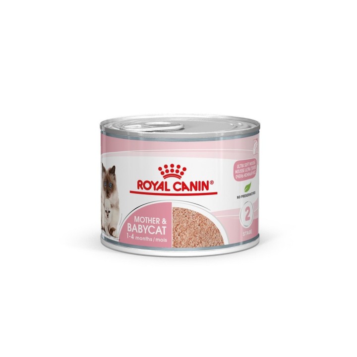 ROYAL CANIN MOTHER &amp, BABYCAT Mousse für tragende Katzen und Kitten 195 g