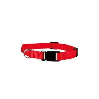 Welpen-Halsbänder: Für einen Halsumfang von 20 - 30 cm, 10 mm breit [Rot]