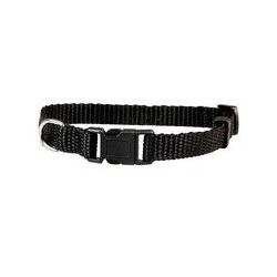 Welpen-Halsbänder: Für einen Halsumfang von 20 - 30 cm, 10 mm breit [Schwarz]