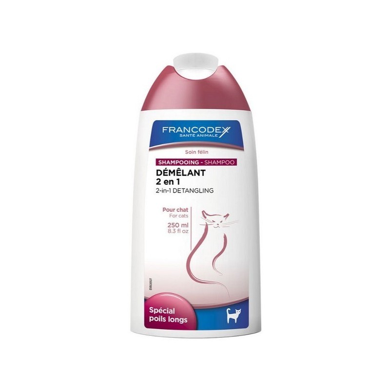 FRANCODEX Shampoo Detangling 2in1 für Katzen 250 ml