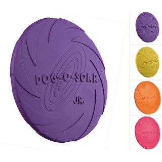 TRIXIE Dog Disc, Naturgummi, schwimmt ø 15 cm